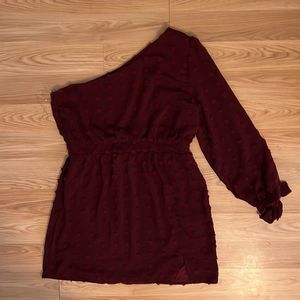 Pink Lily one sleeve dress size 2XL